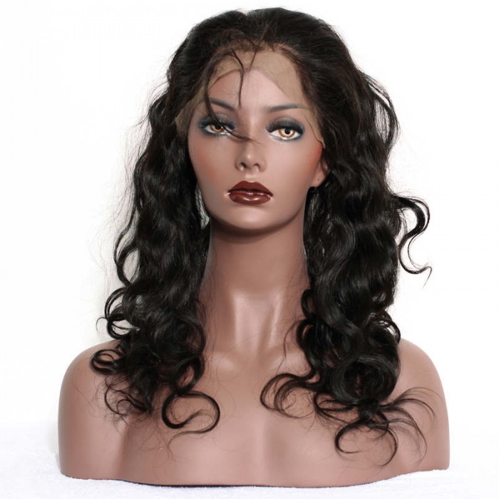 360 Lace Frontal Band Body Wave Brazilian Virgin Hair Lace