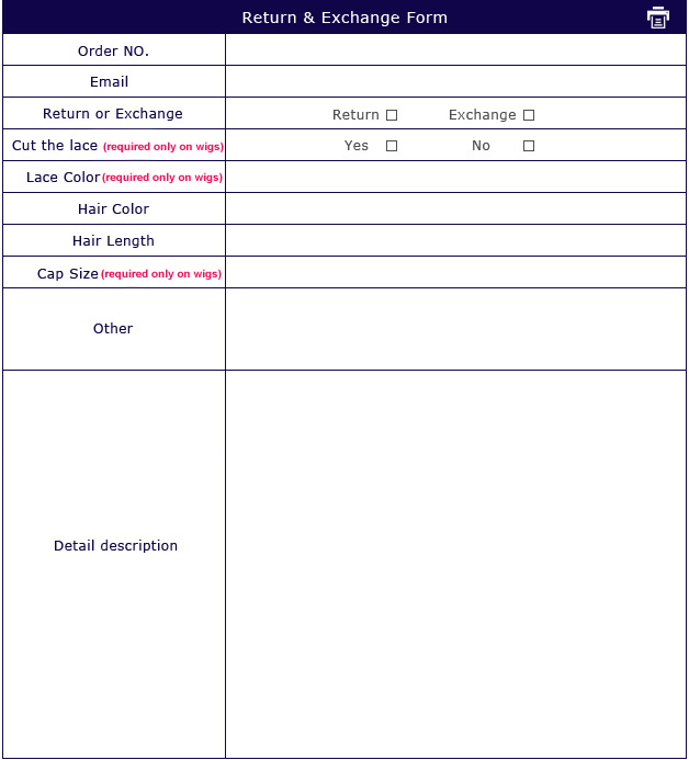 everbeautyonline.com exchange and return order form.