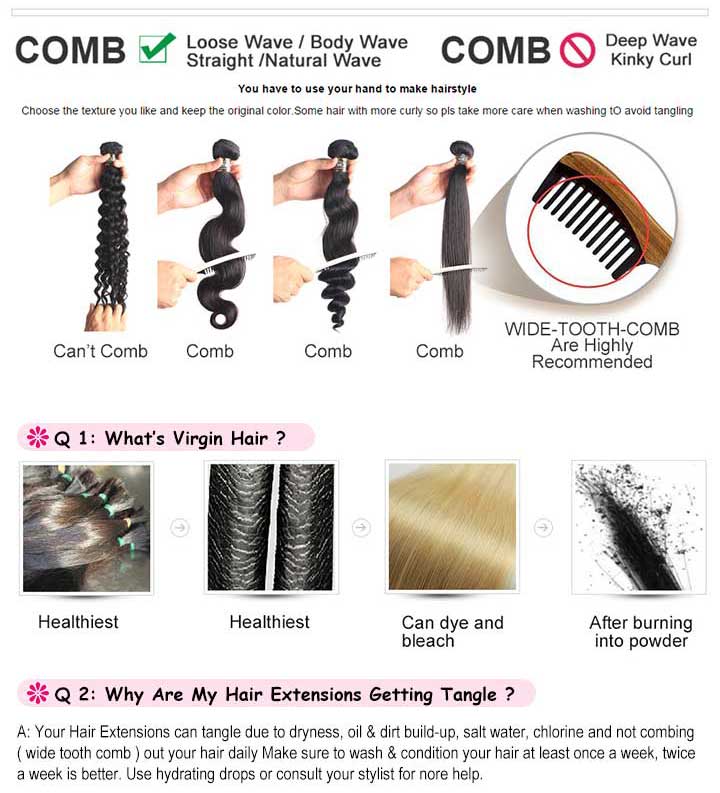 comb hair